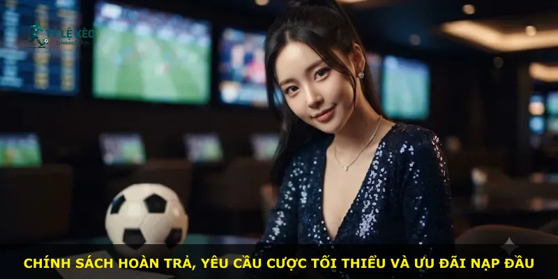 Chính sách hoàn trả, yêu cầu cược tối thiểu và ưu đãi nạp đầu