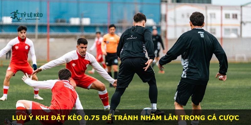 Lưu ý khi đặt kèo 0.75 để tránh nhầm lẫn trong cá cược
