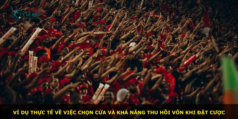 Ví dụ thực tế về việc chọn cửa và khả năng thu hồi vốn khi đặt cược