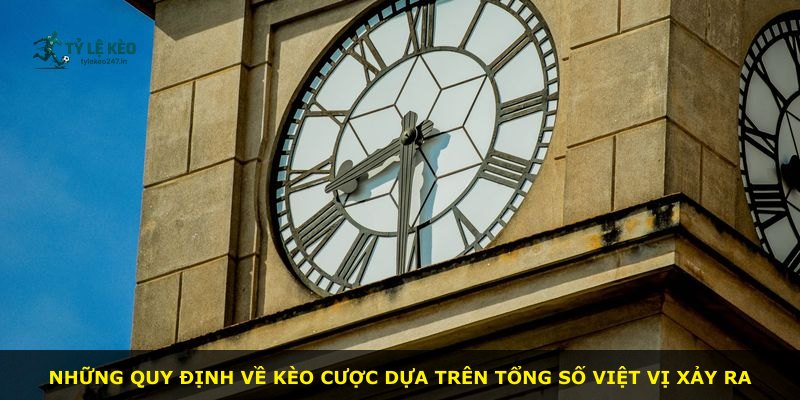 Những quy định về kèo cược dựa trên tổng số việt vị xảy ra